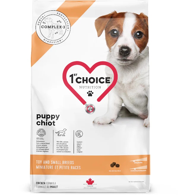 1st Choice - Nourriture Chiot au Poulet pour Miniatures et Petites Races